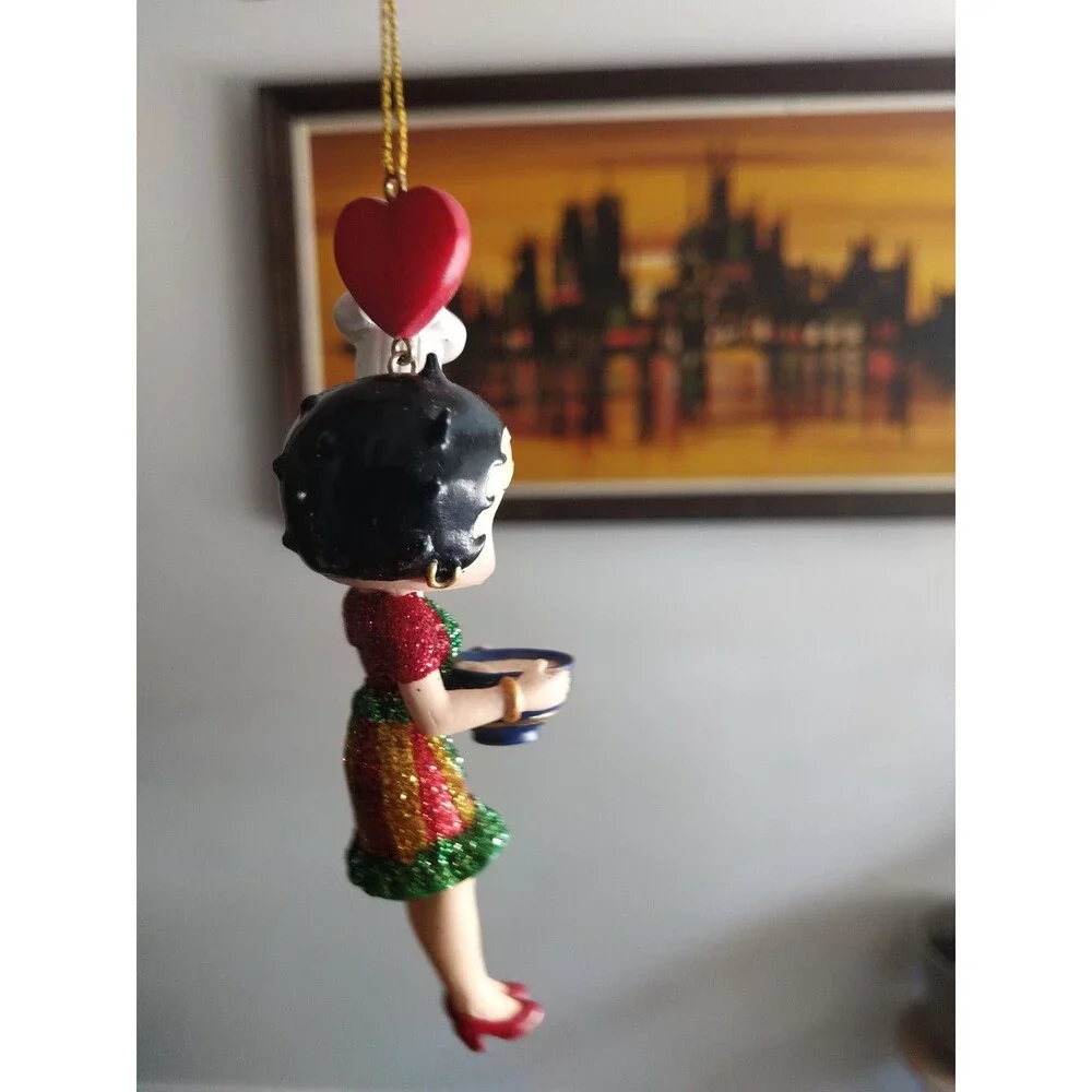 Danbury Mint The Betty Boop Glitter Ornaments ~4